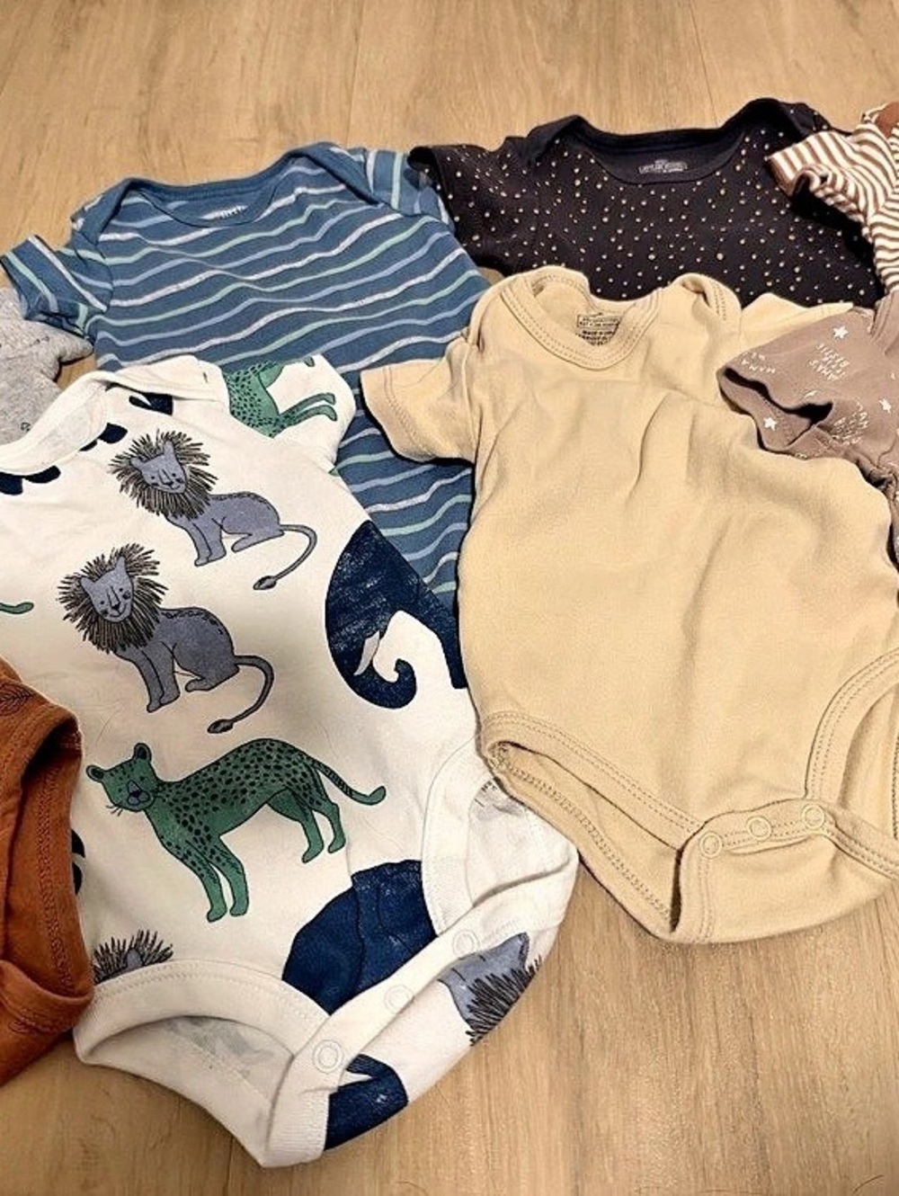 Baby Bodysuit Bundle Animal Print
